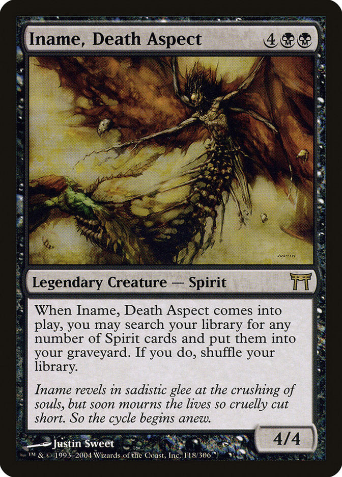 Iname, Death Aspect 118/306 (Champions of Kamigawa)  | Good Games Morley