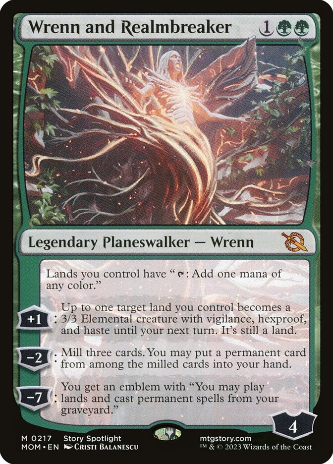 Wrenn and Realmbreaker 217 (March of the Machine)  - Foil | Good Games Morley