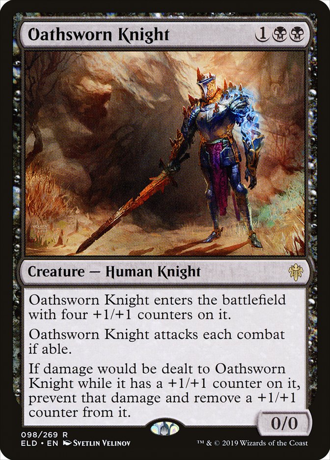 Oathsworn Knight 98/269 (Throne of Eldraine)  - Foil | Good Games Morley