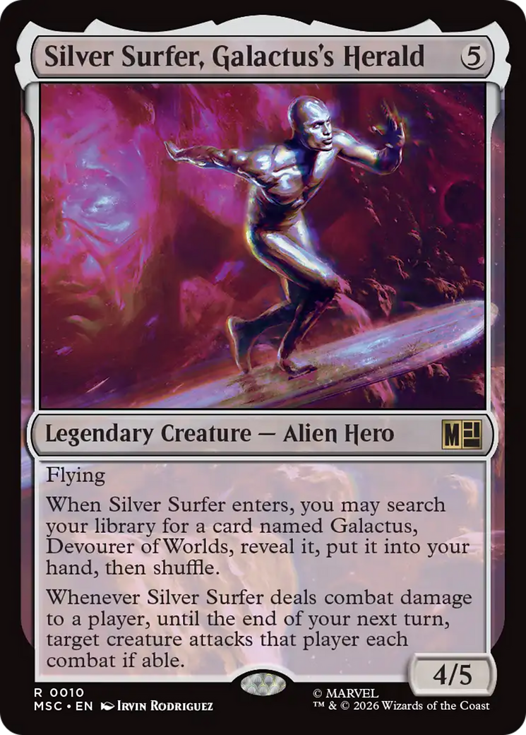 Silver Surfer, Galactus's Herald [Marvel Super Heroes Commander] | Good Games Morley