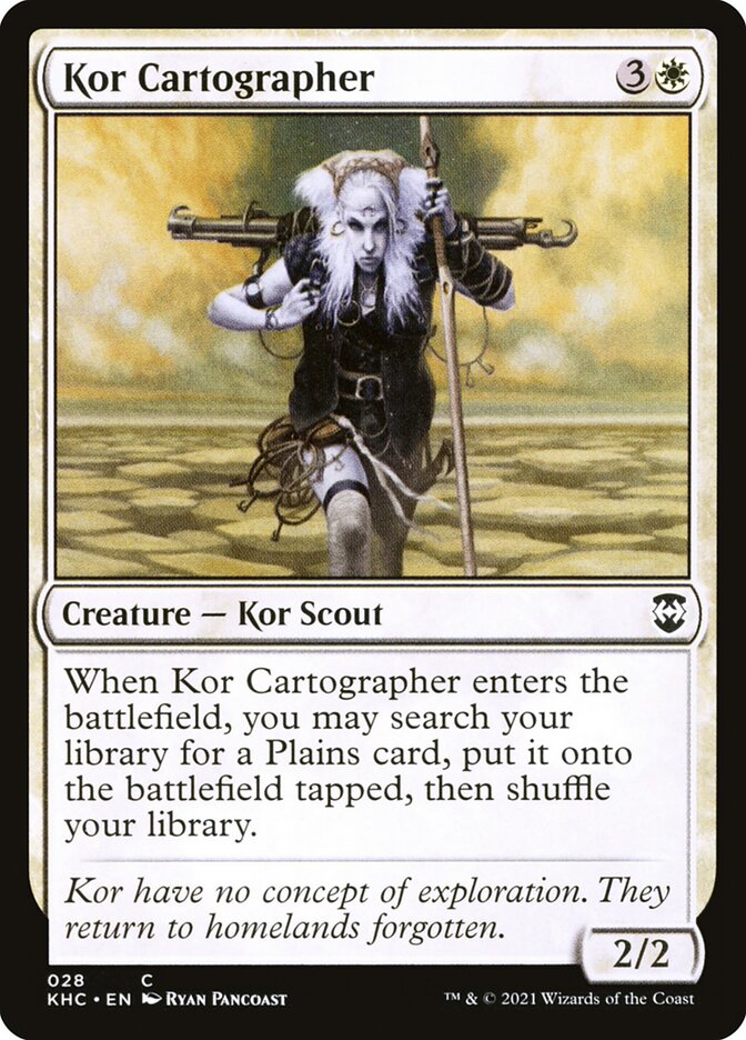 Kor Cartographer 28/1 (Commander: Kaldheim)  | Good Games Morley