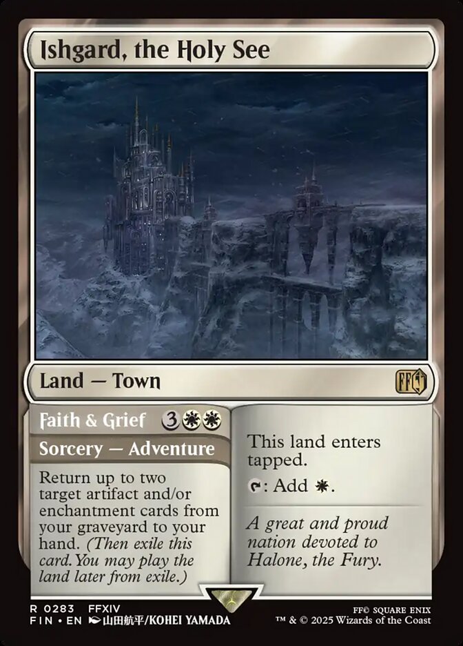 Ishgard the Holy See // Faith & Greif 283 (FINAL FANTASY)  - Foil | Good Games Morley
