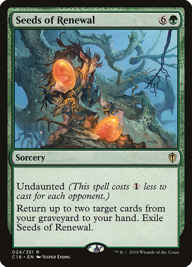 Seeds of Renewal 24/351 (Commander 2016)  | Good Games Morley