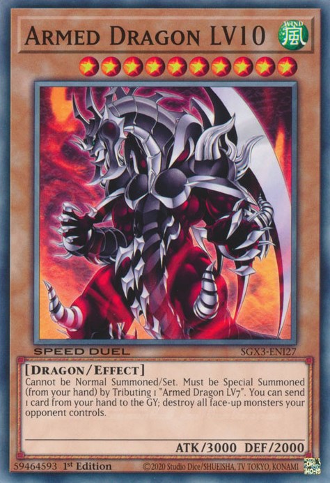 Armed Dragon LV10 [SGX3-ENI27] Common | Good Games Morley