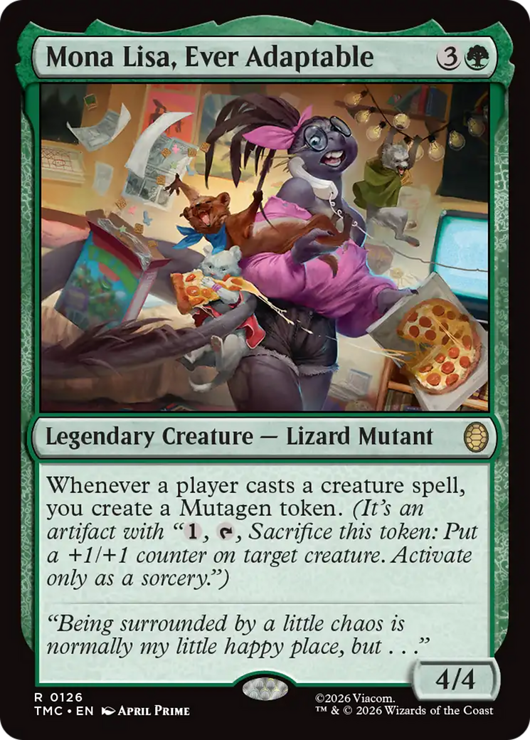 Mona Lisa, Ever Adaptable [Teenage Mutant Ninja Turtles Commander] | Good Games Morley