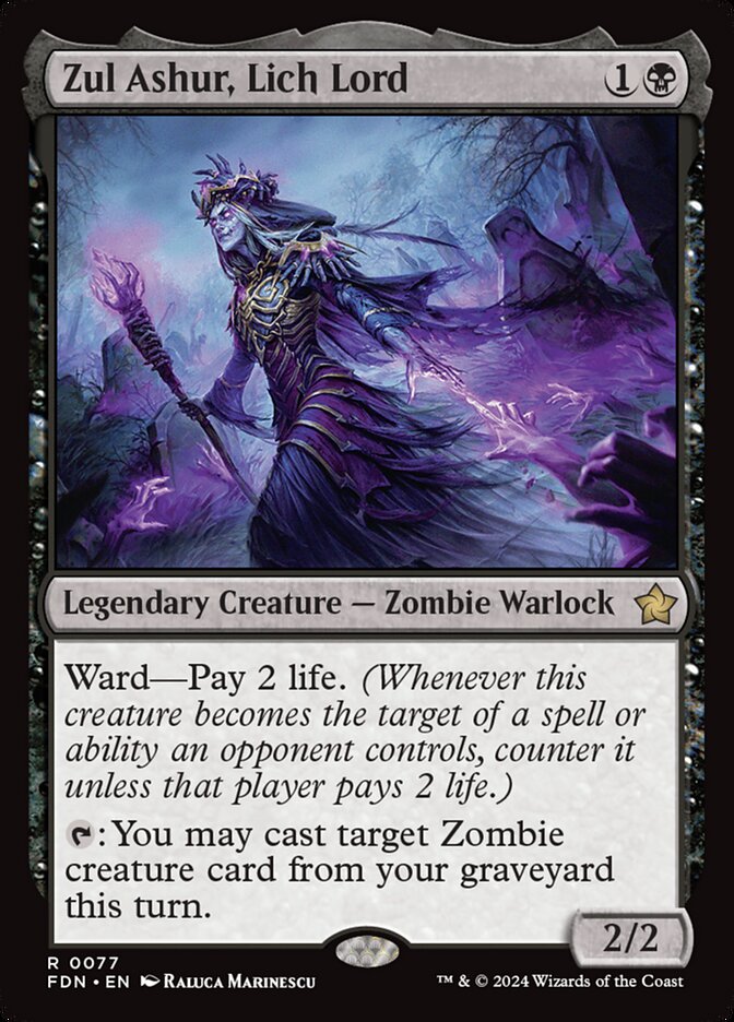 Zul Ashur, Lich Lord 77 (Foundations)  | Good Games Morley