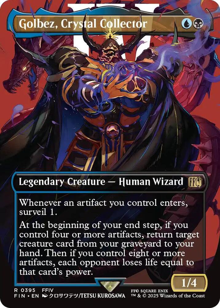 Golbez, Crystal Collector 395 (FINAL FANTASY)  - Borderless Foil | Good Games Morley