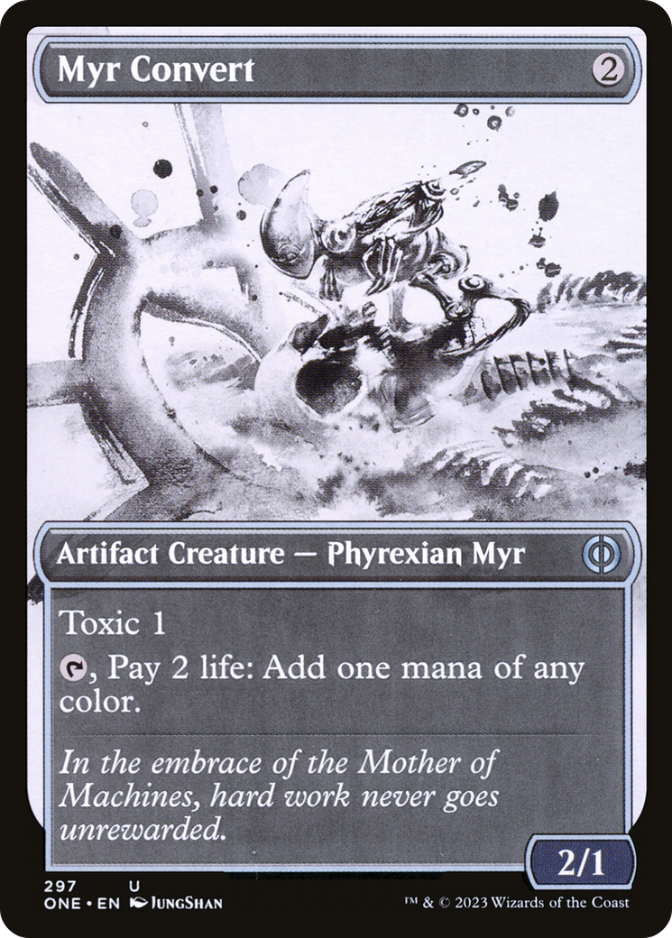 Myr Convert (Showcase Ichor) [Phyrexia: All Will Be One] | Good Games Morley