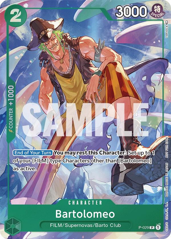 Bartolomeo (Event Pack Vol 1) P-029 (One Piece Promotion Cards)  - Foil | Good Games Morley