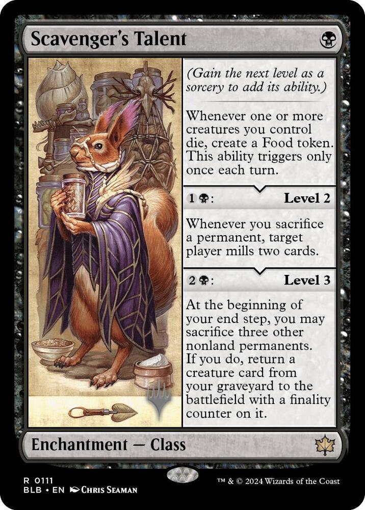 Scavengers Talent 111 (Promo Pack: Bloomburrow)  - Foil | Good Games Morley