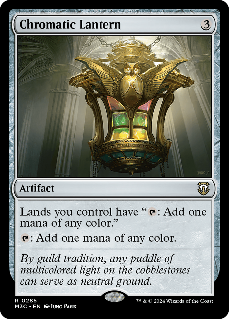 Chromatic Lantern (Ripple Foil) [Modern Horizons 3 Commander] | Good Games Morley