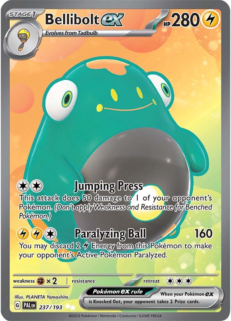 Bellibolt ex (237/193) [Scarlet & Violet: Paldea Evolved] | Good Games Morley