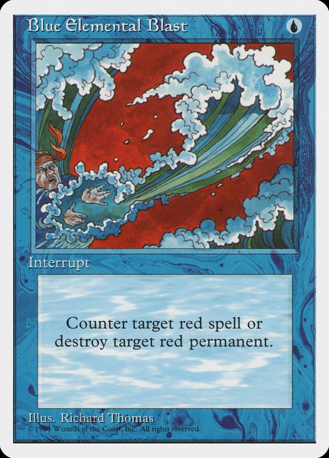 Blue Elemental Blast [Media Promos] | Good Games Morley