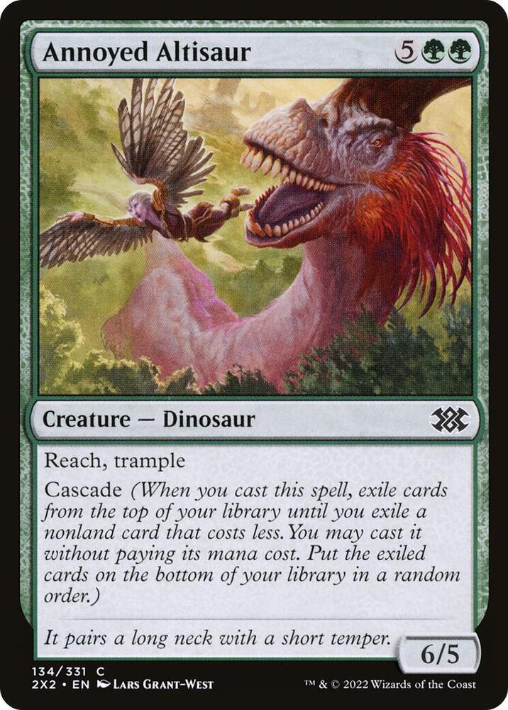 Annoyed Altisaur 134/331 (Double Masters 2022)  - Foil | Good Games Morley