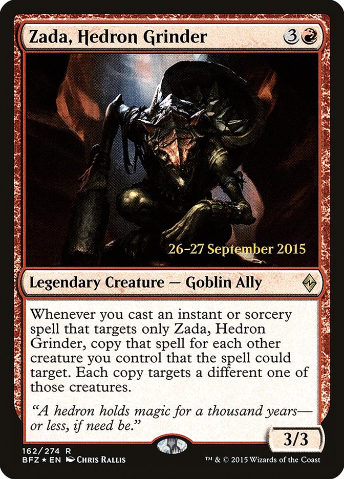 Zada, Hedron Grinder [Battle for Zendikar Prerelease Promos] | Good Games Morley