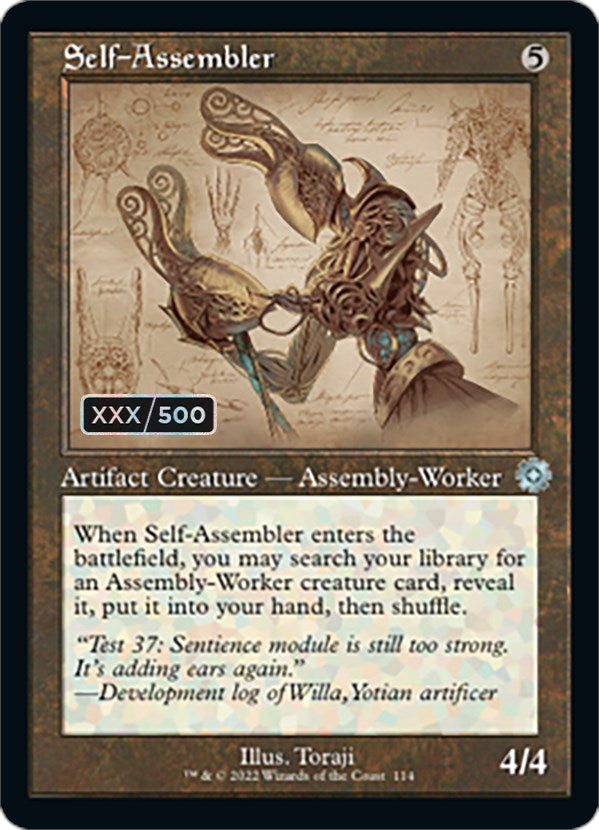 Self-Assembler (Retro Schematic) (Serialized) [The Brothers' War Retro Artifacts] | Good Games Morley