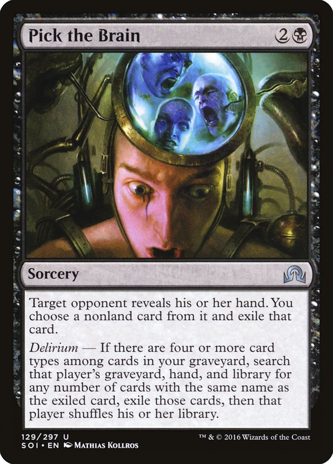 Pick the Brain 129/297 (Shadows over Innistrad)  | Good Games Morley