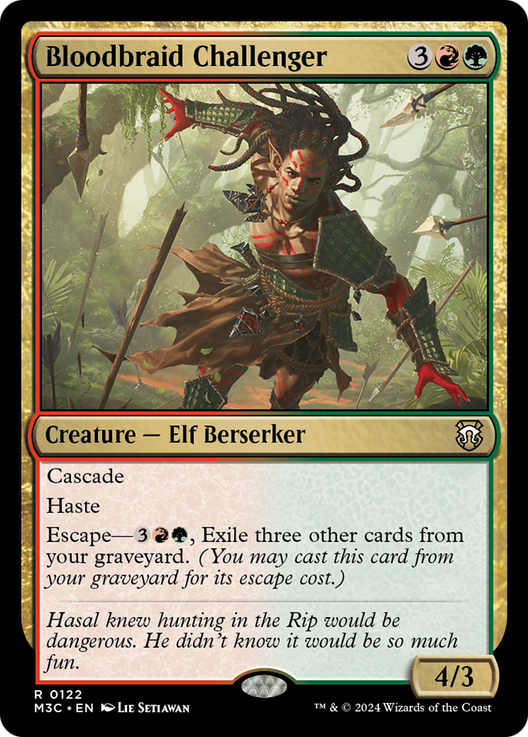 Bloodbraid Challenger [Modern Horizons 3 Commander] | Good Games Morley