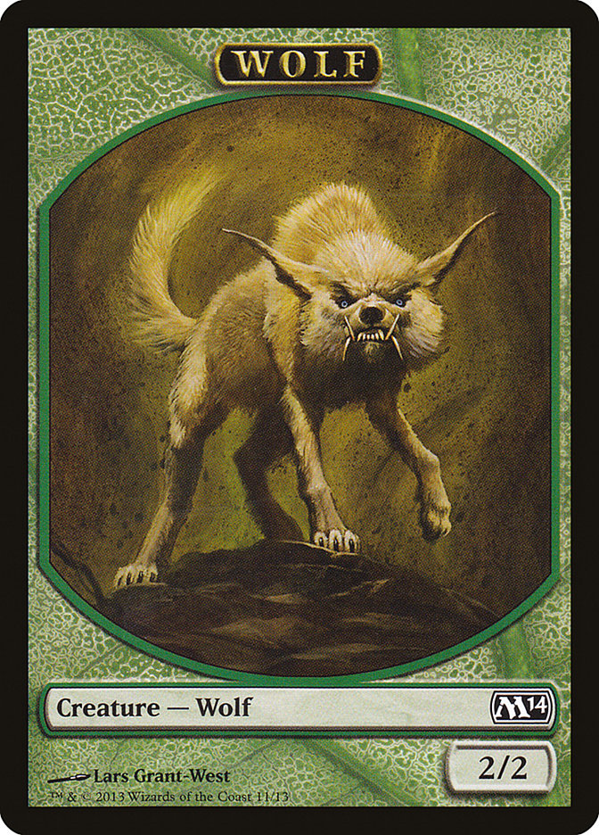 Wolf Token [Magic 2014 Tokens] | Good Games Morley