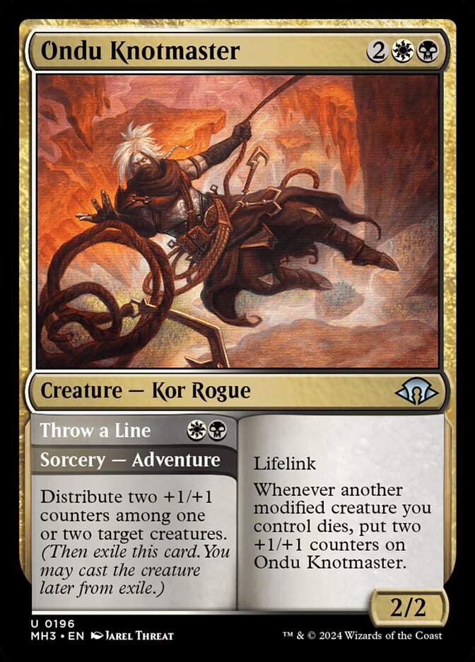Ondu Knotmaster // Throw a Line 196/319 (Modern Horizons 3)  | Good Games Morley