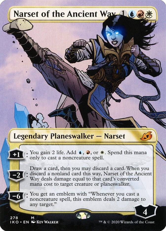 Narset of the Ancient Way 278/274 (Ikoria: Lair of Behemoths)  - Borderless Foil | Good Games Morley