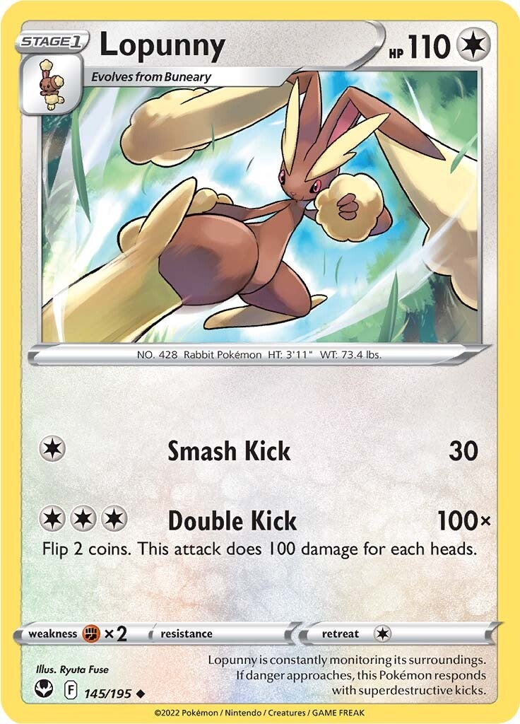 Lopunny (145/195) [Sword & Shield: Silver Tempest] | Good Games Morley