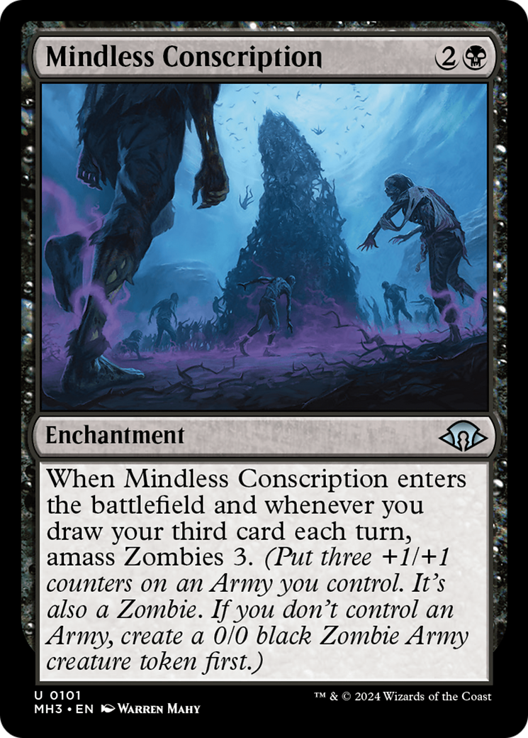 Mindless Conscription [Modern Horizons 3] | Good Games Morley