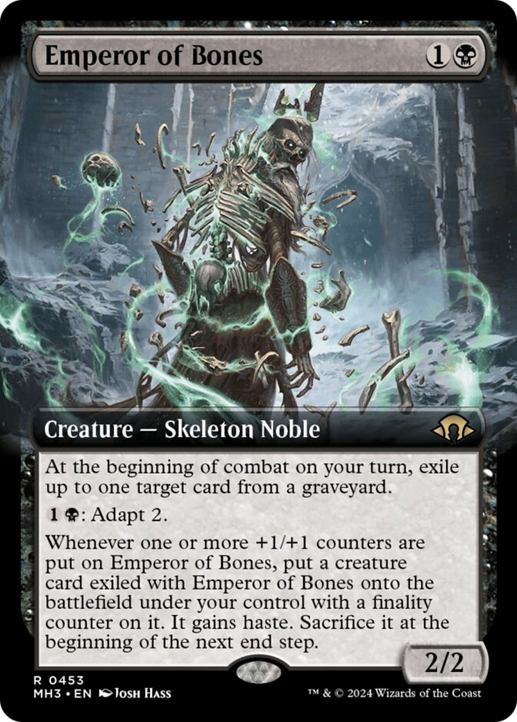 Emperor of Bones (Extended Art) [Modern Horizons 3] | Good Games Morley
