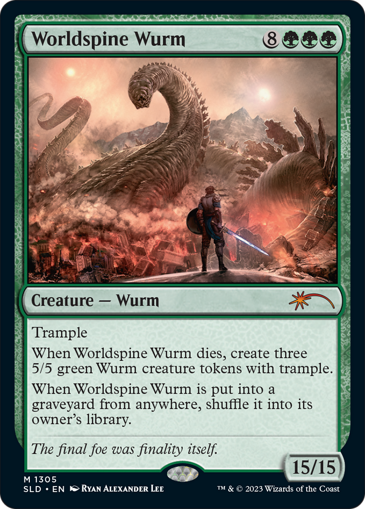Worldspine Wurm [Secret Lair Drop Series] | Good Games Morley