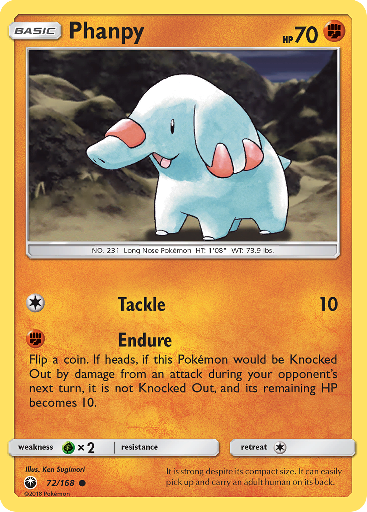 Phanpy (72/168) [Sun & Moon: Celestial Storm] | Good Games Morley
