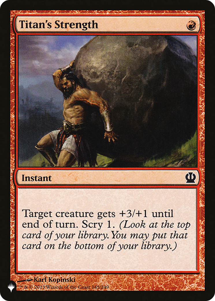 Titan's Strength [The List] | Good Games Morley