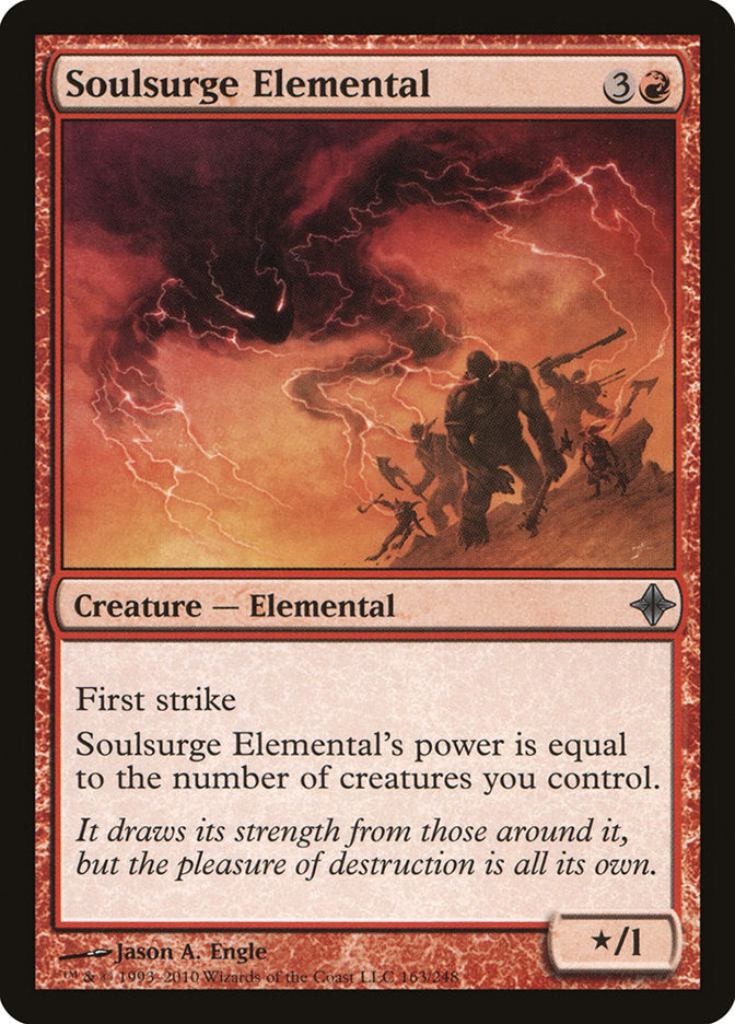 Soulsurge Elemental 163/248 (Rise of the Eldrazi)  - Foil | Good Games Morley