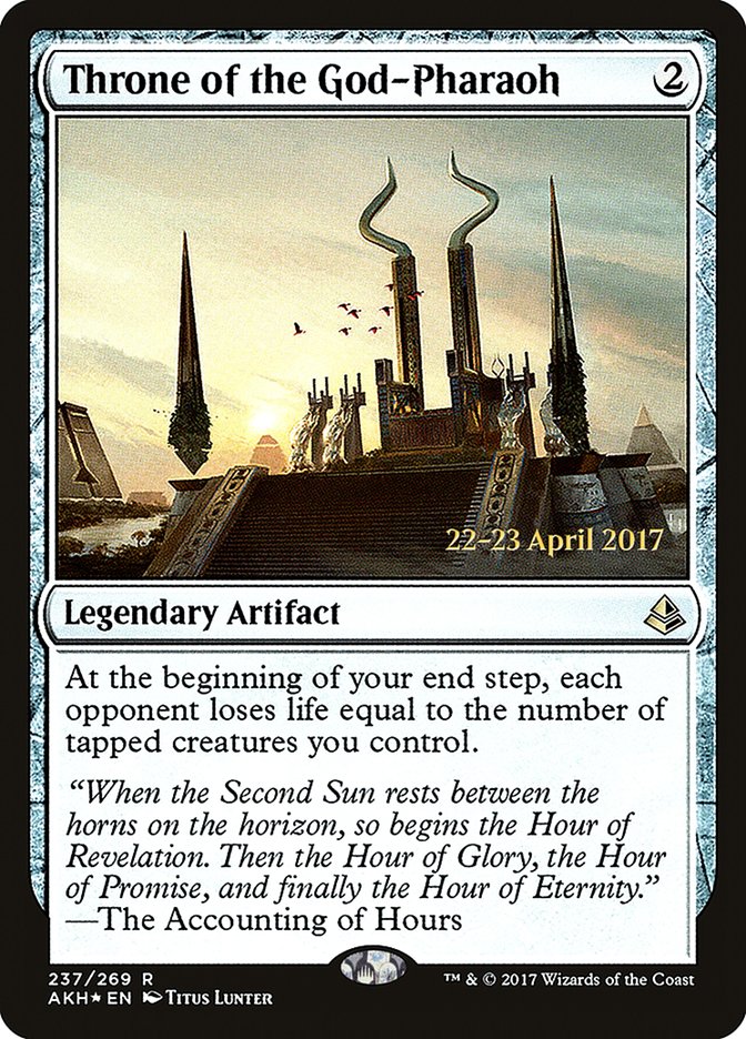 Throne of the God-Pharaoh [Amonkhet Prerelease Promos] | Good Games Morley