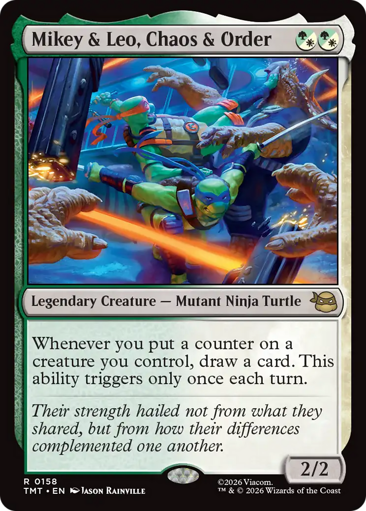 Mikey & Leo, Chaos & Order [Teenage Mutant Ninja Turtles] | Good Games Morley