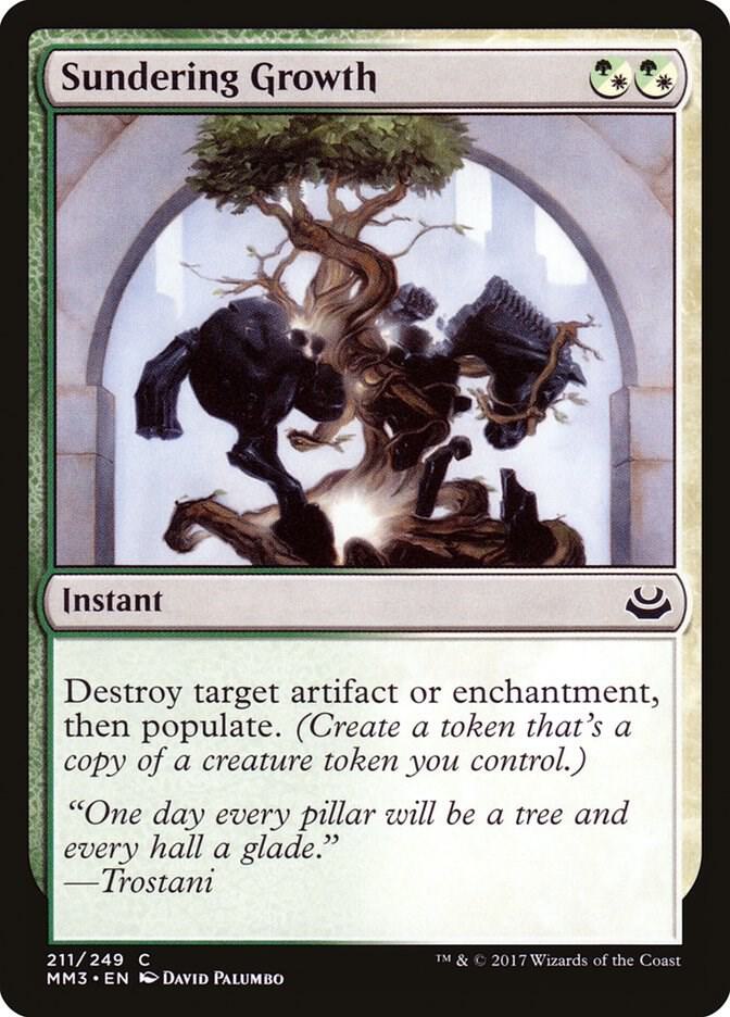 Sundering Growth 211/249 (Modern Masters 2017)  | Good Games Morley