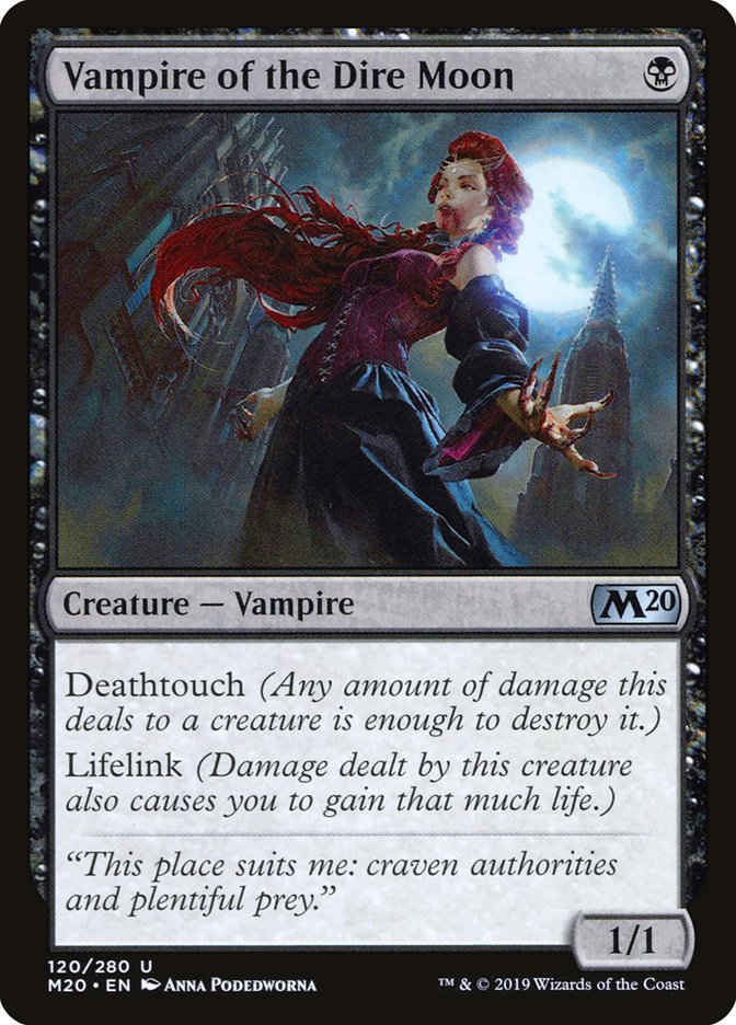 Vampire of the Dire Moon 120 (Core Set 2020)  | Good Games Morley