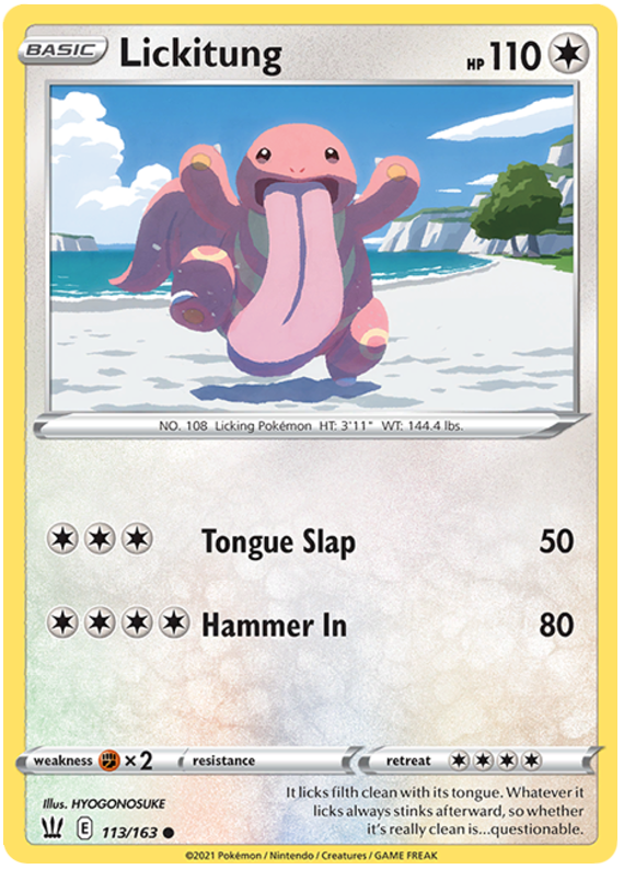 Lickitung (113/163) [Sword & Shield: Battle Styles] | Good Games Morley