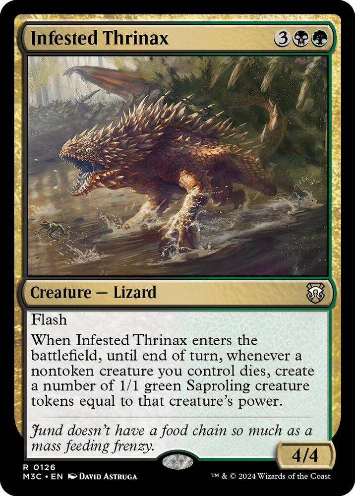 Infested Thrinax 126 (Commander: Modern Horizons 3)  | Good Games Morley