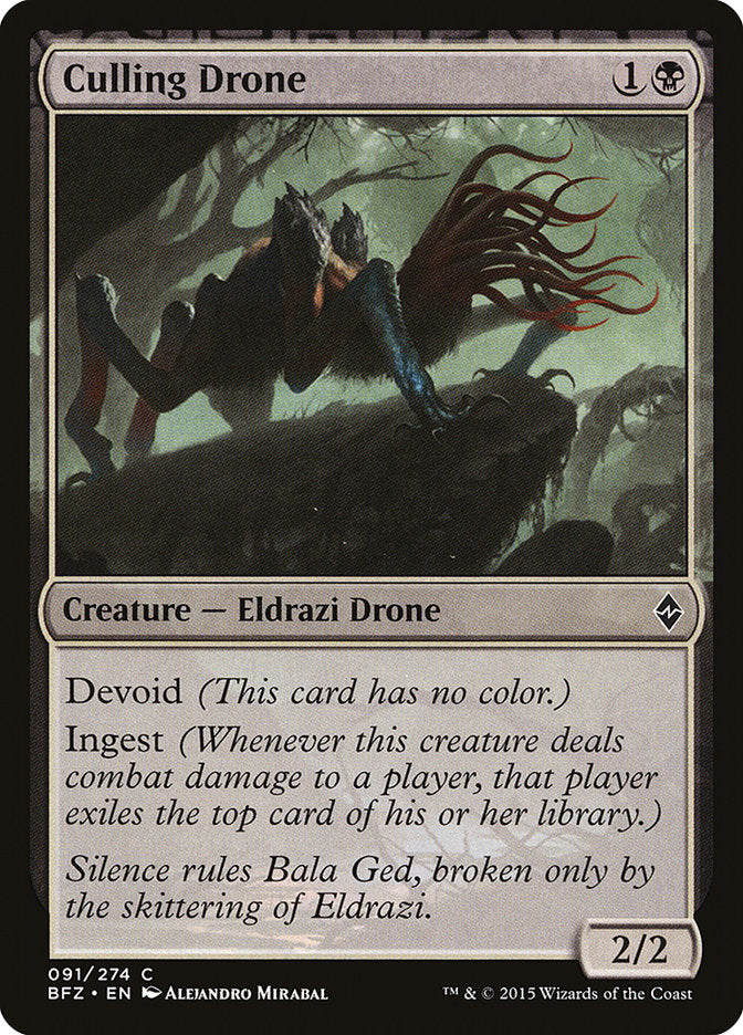 Culling Drone 91/274 (Battle for Zendikar)  - Foil | Good Games Morley