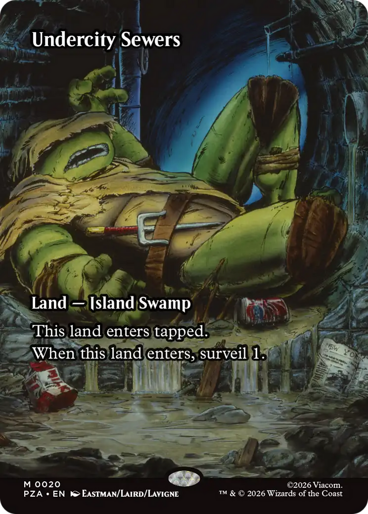 Undercity Sewers (Borderless) [Teenage Mutant Ninja Turtles Eternal-Legal] | Good Games Morley