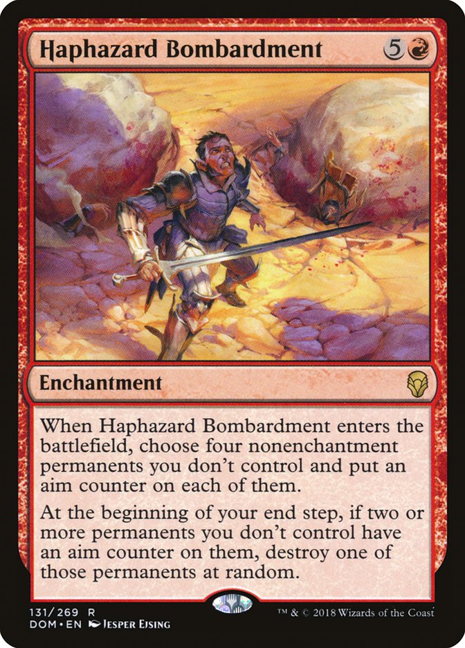 Haphazard Bombardment 131/269 (Dominaria)  | Good Games Morley