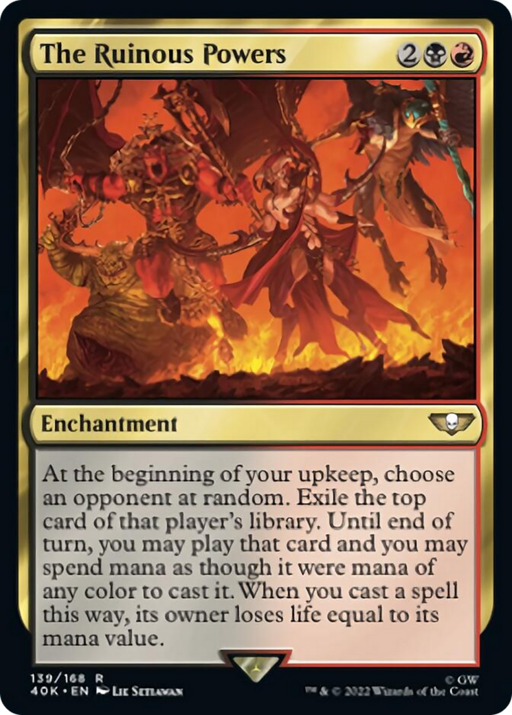 The Ruinous Powers (Surge Foil) [Warhammer 40,000] | Good Games Morley