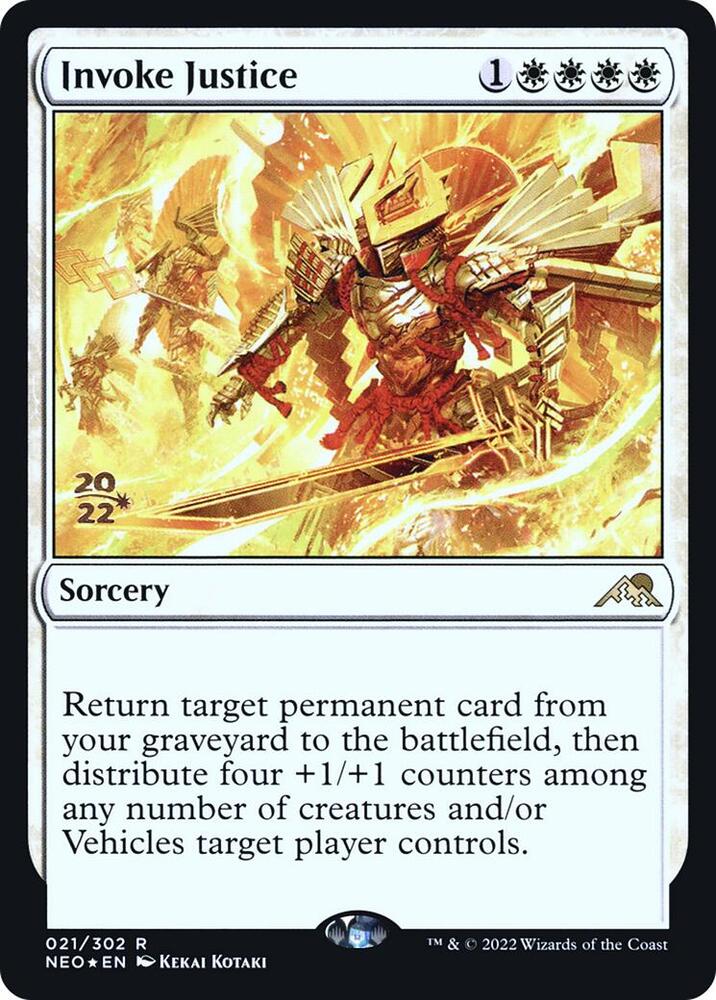 Invoke Justice 21s/157 (Prerelease Cards)  - Foil | Good Games Morley