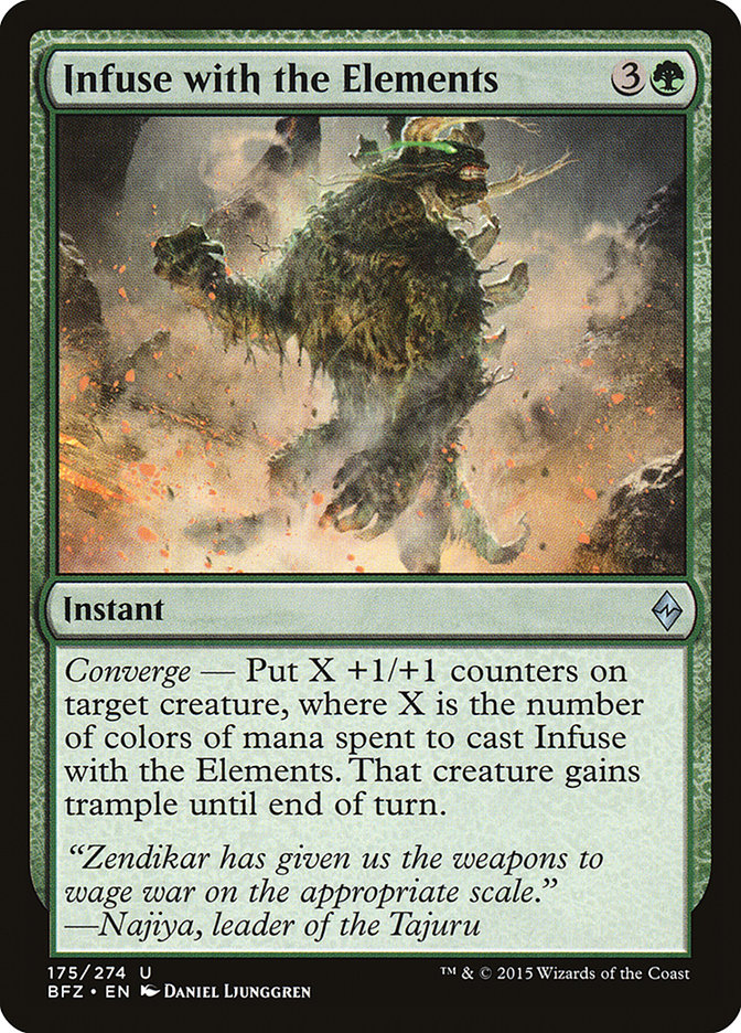 Infuse with the Elements 175/274 (Battle for Zendikar)  - Foil | Good Games Morley