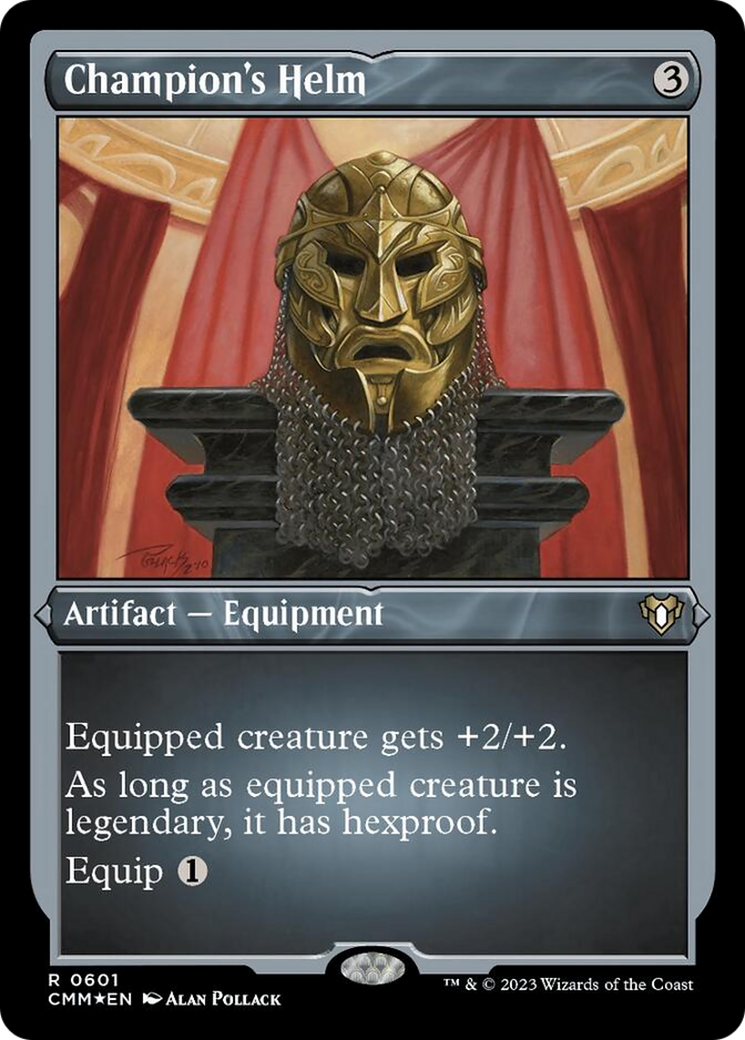 Champion's Helm (Foil Etched) [Commander Masters] | Good Games Morley
