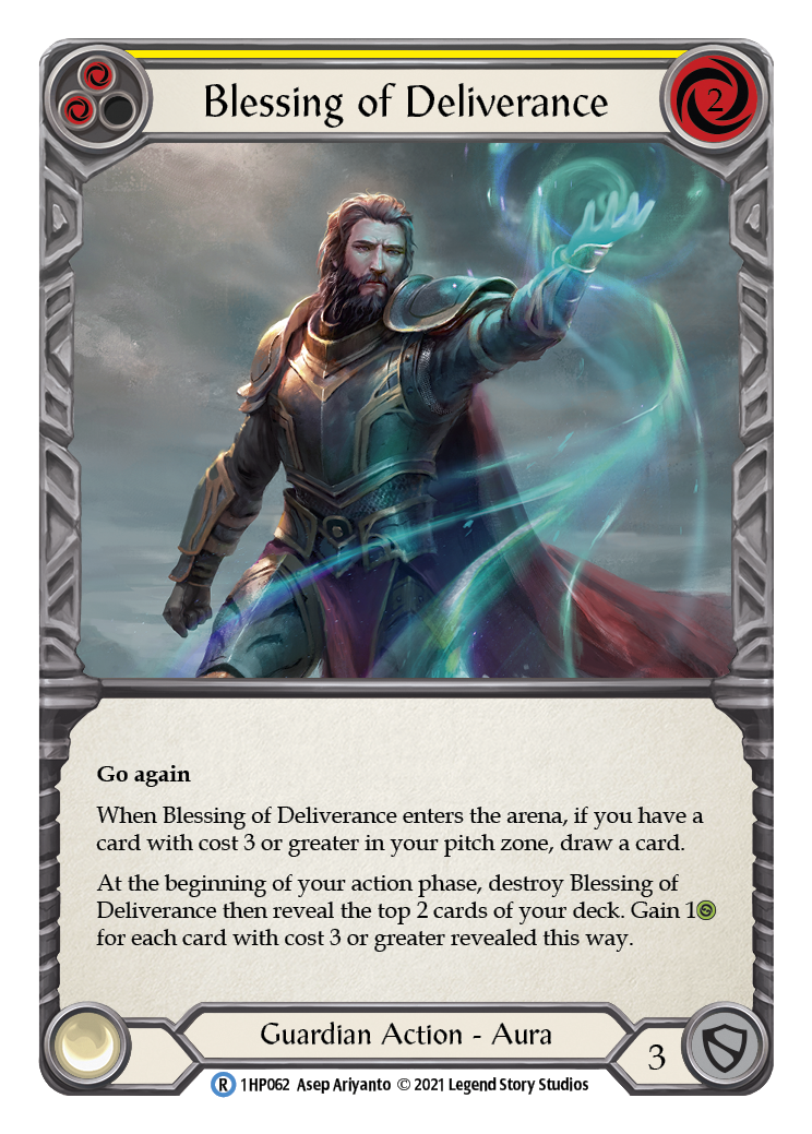 Blessing of Deliverance (Yellow) [1HP062] (History Pack 1) | Good Games Morley