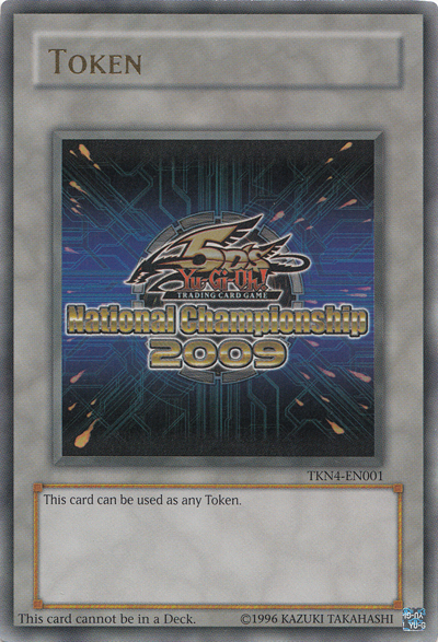 Yu-Gi-Oh 5D's 2009 National Championship Token [TKN4-EN001] Ultra Rare | Good Games Morley