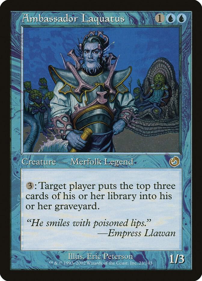 Ambassador Laquatus 23/143 (Torment)  - Foil | Good Games Morley