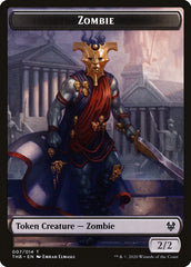 Human Soldier // Zombie Double-Sided Token [Theros Beyond Death Tokens] | Good Games Morley