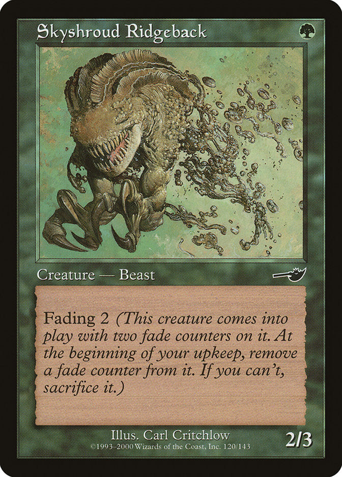 Skyshroud Ridgeback 120/143 (Nemesis)  - Foil | Good Games Morley
